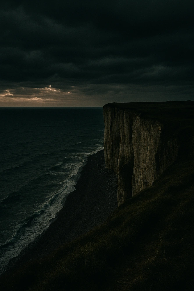 Image d'une falaise avec le preset lightroom "Moody Tones"