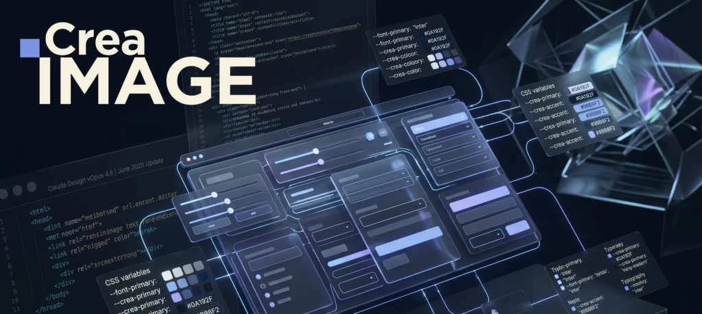 Claude design est utilisé pour créer des design d'interface avec formation crea image