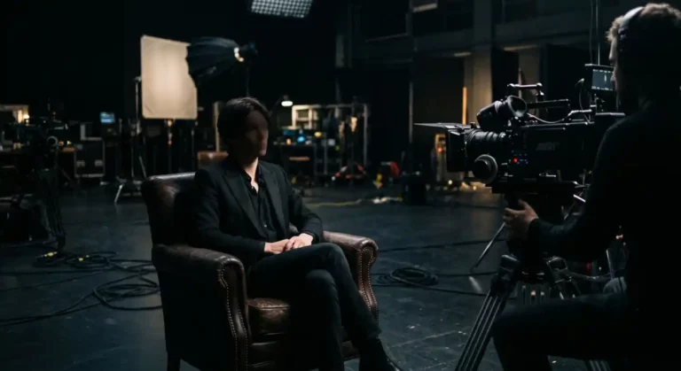 Effet cinéma sur un plateau de tournage audiovisuelle